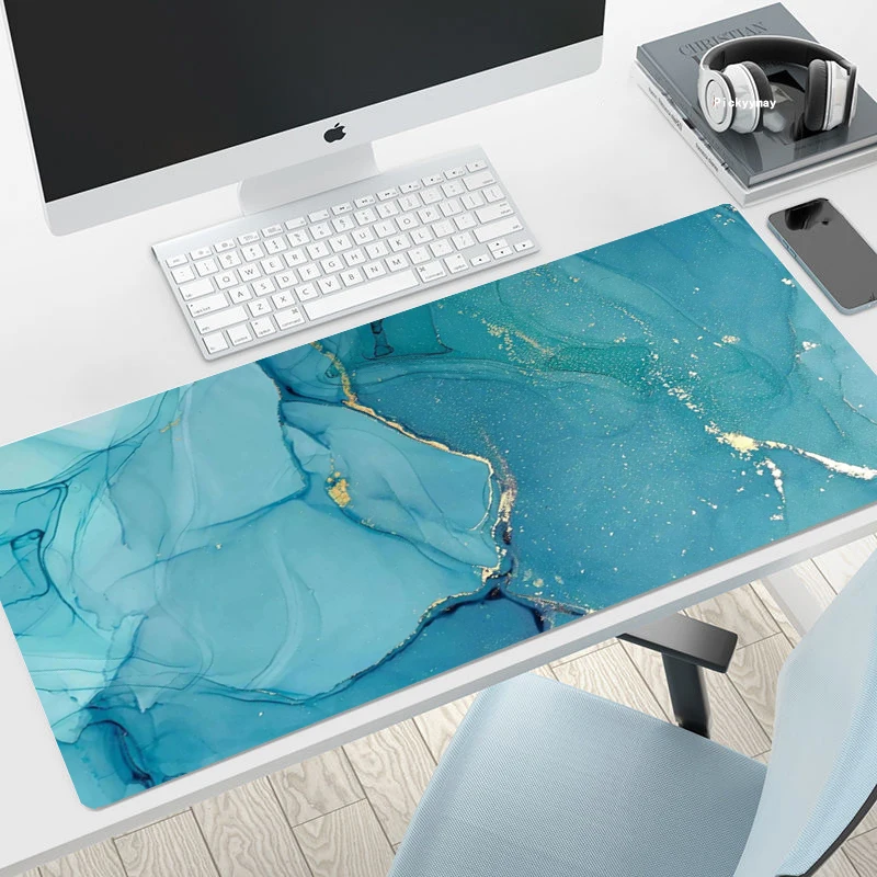 Bonito mouse pad mármore escritório mousepad empresa teclado tapete mause gamer pc gabinete mesa almofada de trabalho ratos portátil deskmat