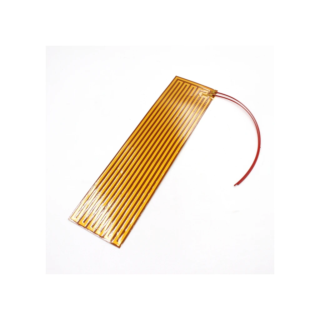 230x60mm 5V 12V 24V 110V 220V PI Heating Film Polyimide Adhesive Electric Heater Plate Panel Pad Mat Fuel Foil Oil Engine Tank