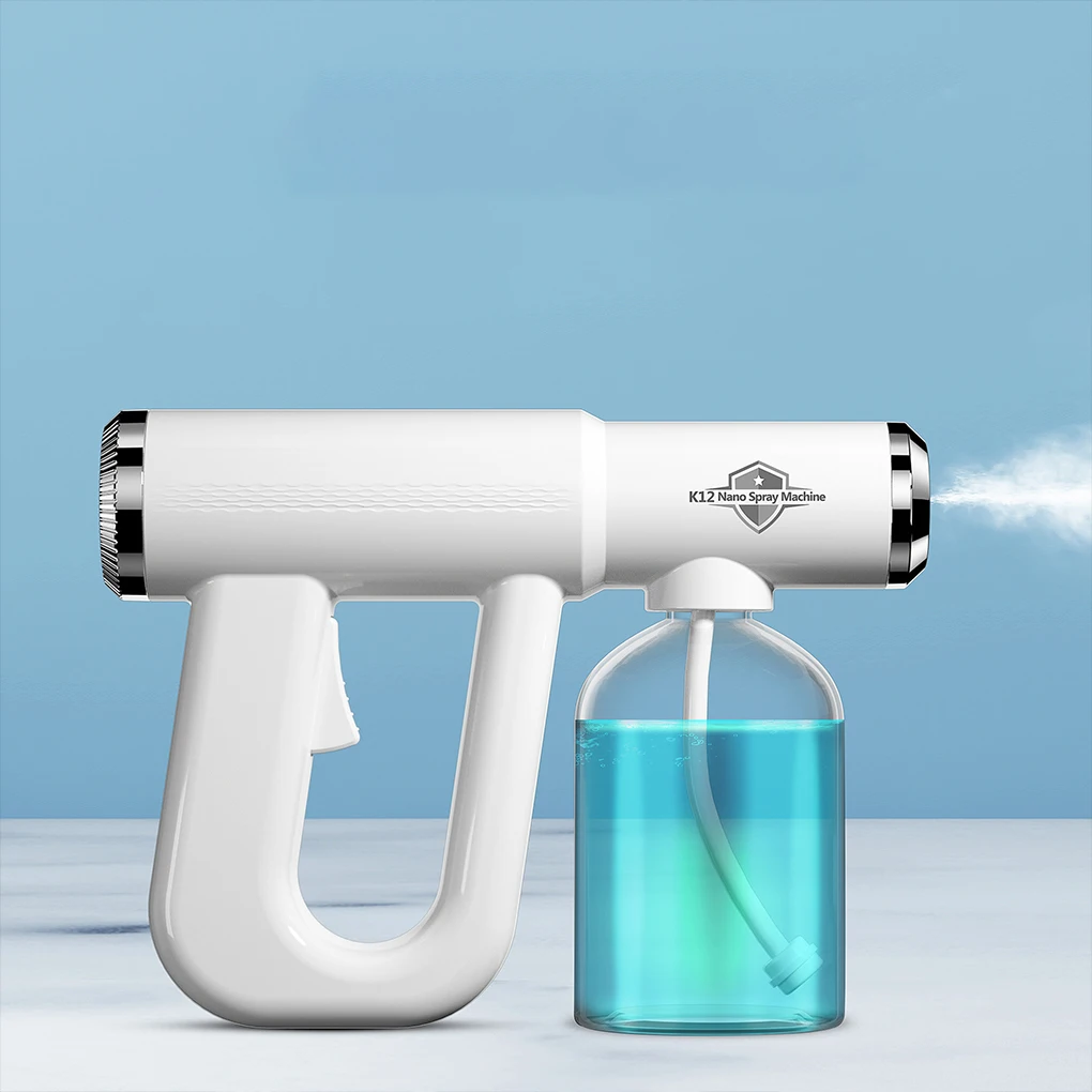 Alcohol Disinfection Spray Gun With UV Disinfection Technology Blue Light Technology Sprayer Fogger