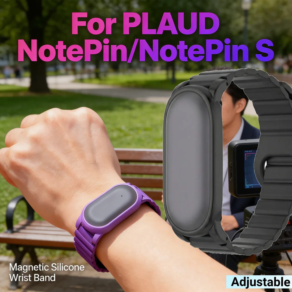 

Для PLAUD NotePin/NotePin S носимый интегрированный ремешок противоударный браслет защитный чехол износостойкий гибкий защитный чехол для ПК