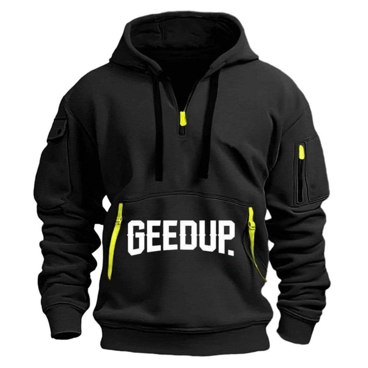 

Men's Trendy Comfortable Cap-Wearing Sports Shirt Pullover Casual Jacket with Multiple Pockets 2025 Style