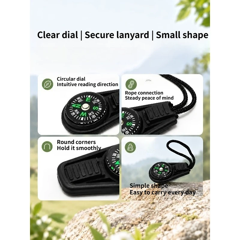 1PC Mini compass high-precision outdoor primary school students compass sports teaching aid toys North and South