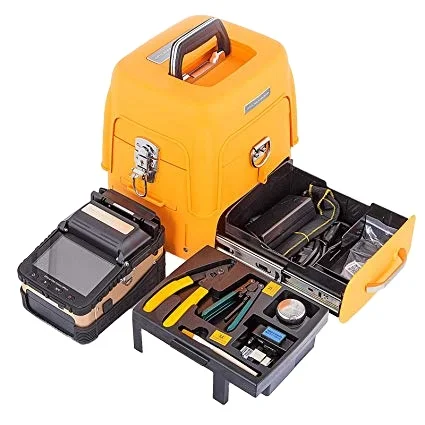 Fiber Optic Fusion Splicing Machine AI-7C 5Inches Screen 7800mAh Battery Fiber Optic Fusion Splicer