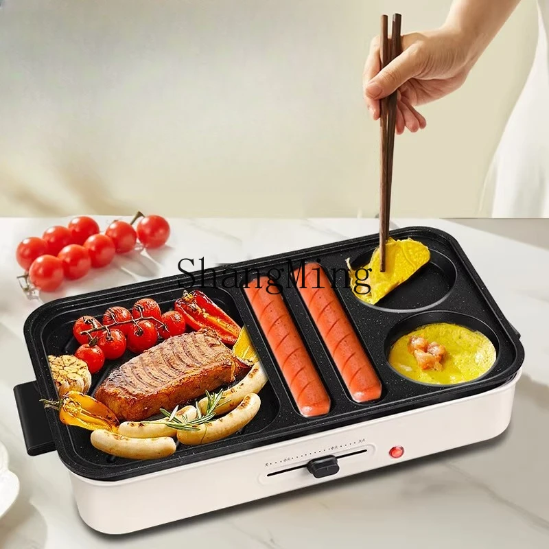 

ZYY Multifunctional Fried Egg Pot Breakfast Machine Non-stick Electric Baking Pan Household Split Electric Oven Machine