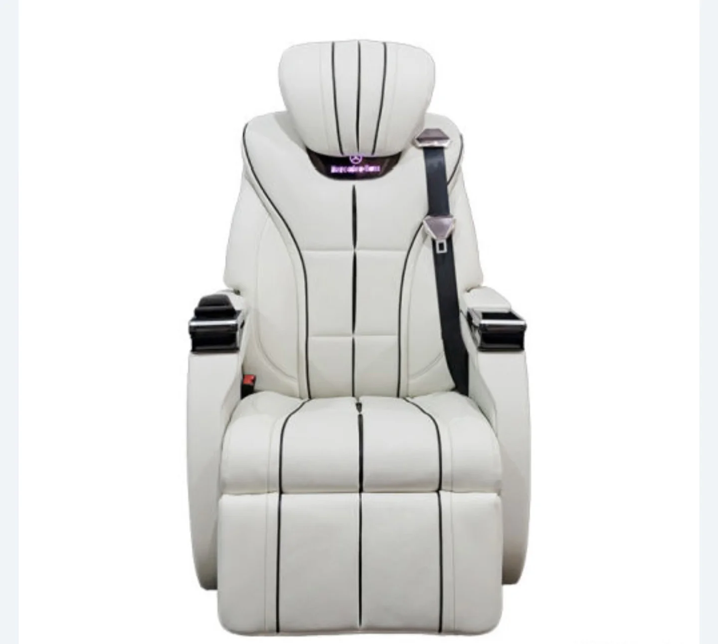 Luxury custom VIP electric heating massage rotating reclining car bench seat interior modification W447 v300 Mpv Van