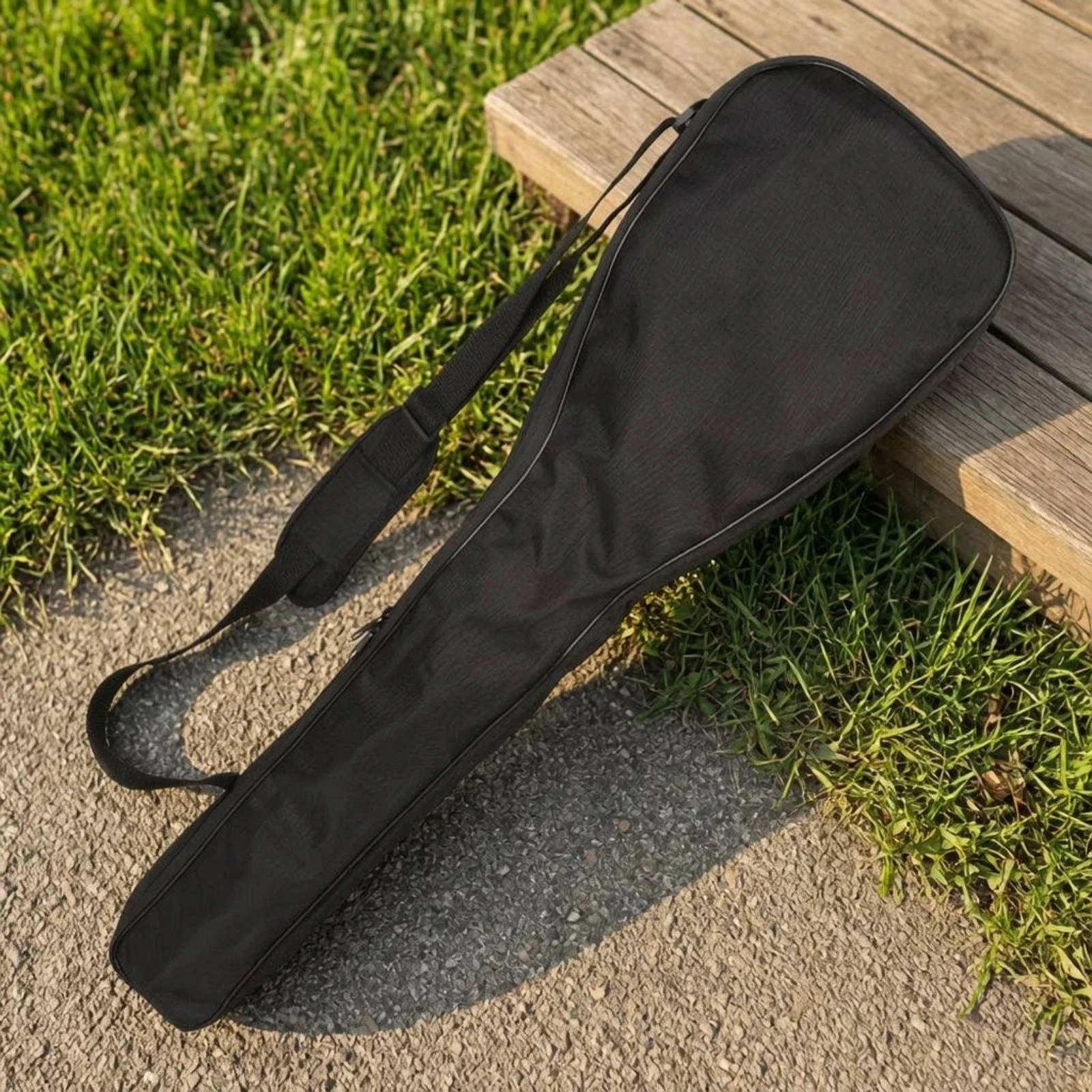 SUP Paddle Bag Three-Section Zippered Paddle Bag Carrying Case Dark Water Sports Gear Long-Lasting view 6