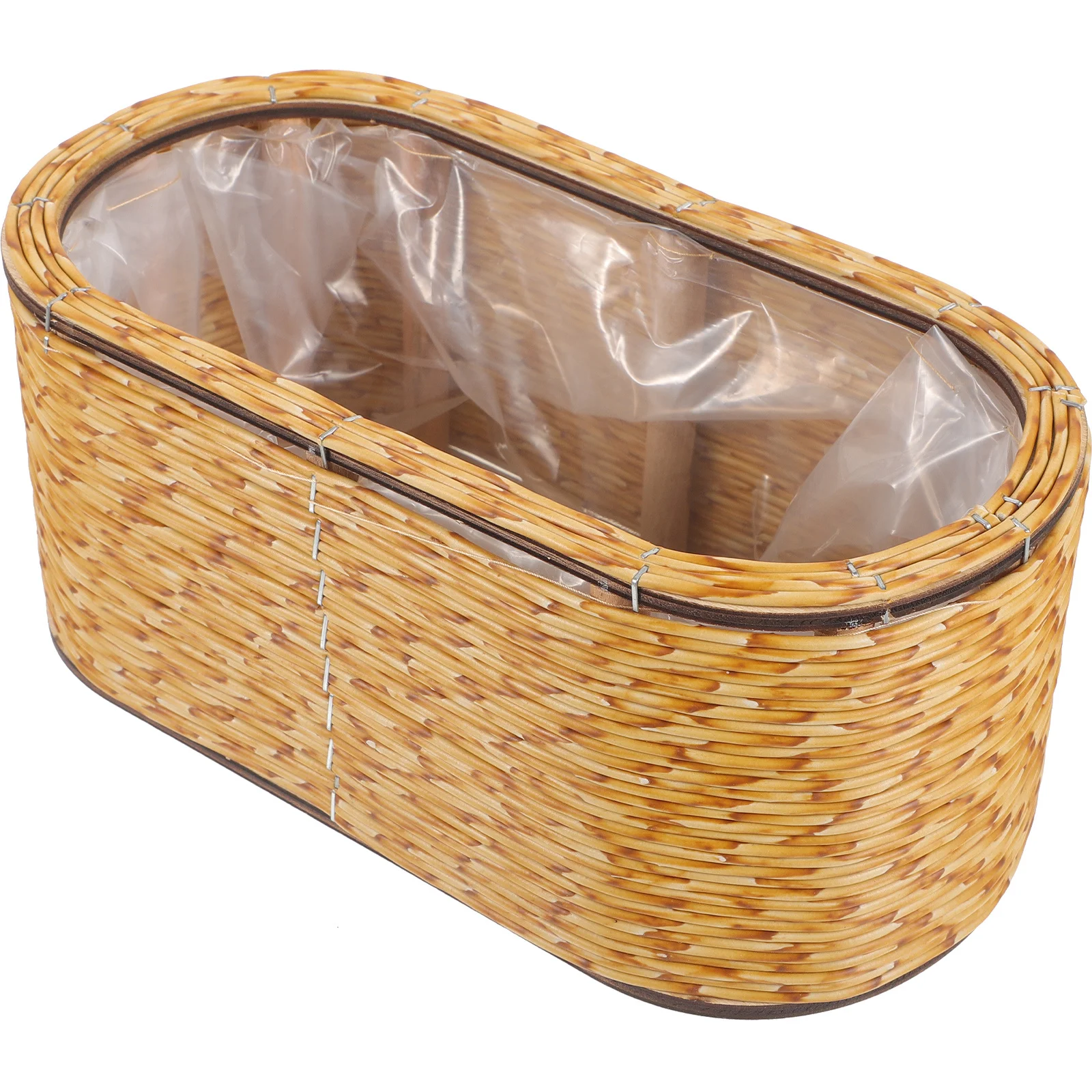 

Planter Basket for Indoor Plants Modern Woven Plant Container Strong Not Easily Broken Gift for Gardening Lovers Pastoral Style