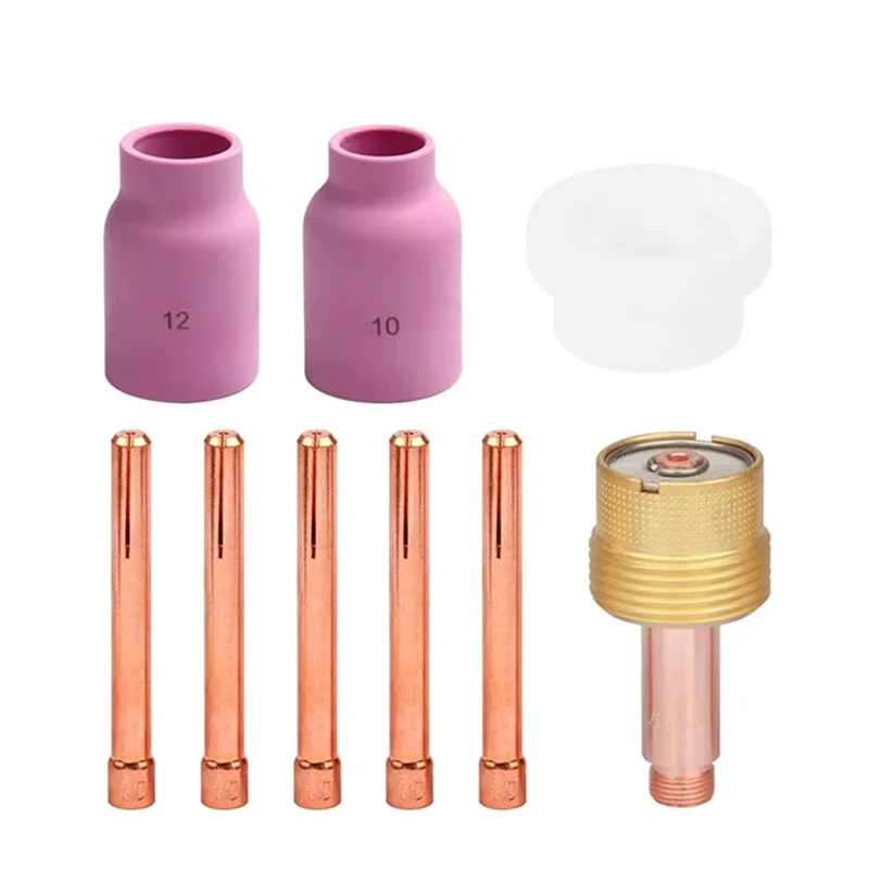 

YLS-TIG Welding Torch 9 Pack Forwp17 WP18 WP26 Forwp17 WP18 WP26 For17/26 Series Air Cooled Torches