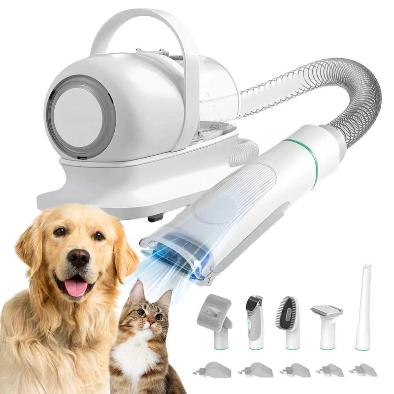 

P1 Pro pet grooming system kit and vacuum cleaner with 99% hair, equipped 5 professional dog removal