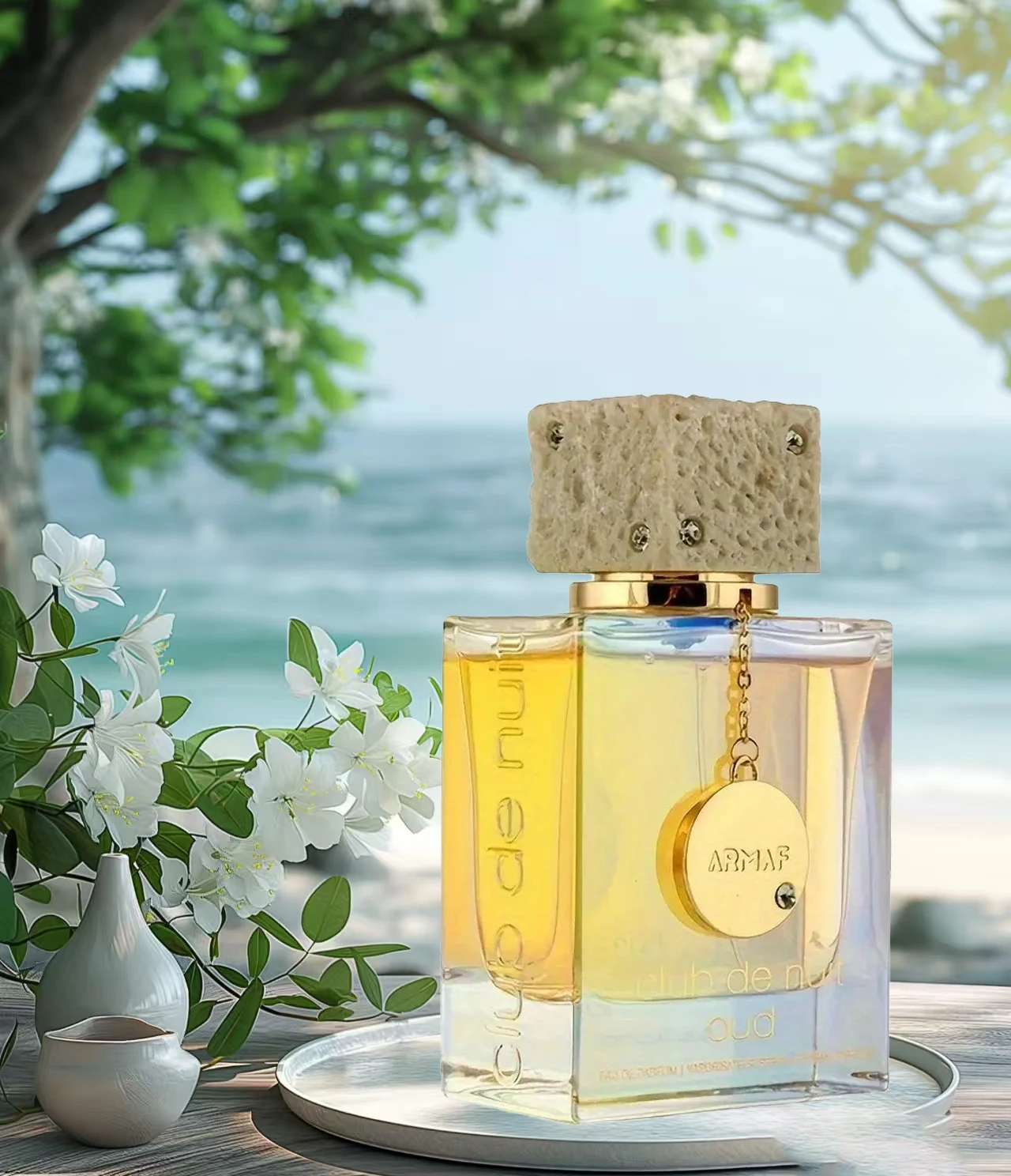 

Armaf Club De Nuit Oud eau de toilette spray, suitable for both men and women, 3.6 ounces, lasting fragrance, sweet