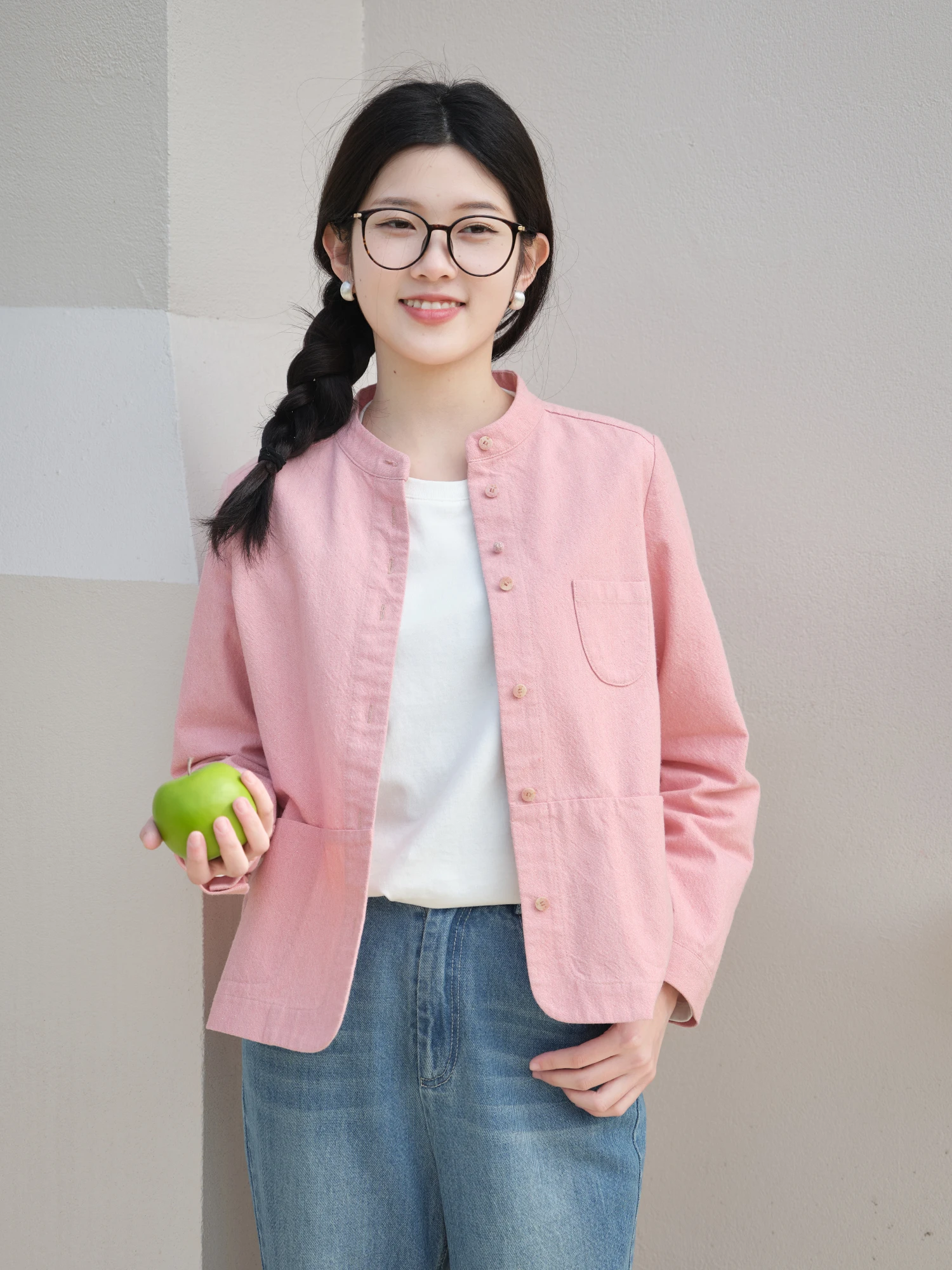 

Новая женская куртка Wanheng H50 из хлопка с воротником-стойкой, прямого кроя, стандартная модель