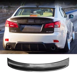 Spoiler for Lexus IS 250 2006-2012 Year Carbon Fiber IS300 Rear Ducktail Wing Trunk Accessories