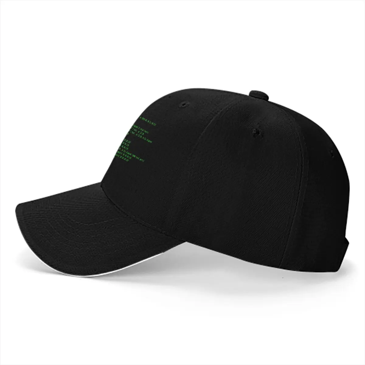 NMAP-Gorra de protección solar con código de computadora, visera de Hip Hop, sombrero de vaquero con visera, programador Root Kali Linux