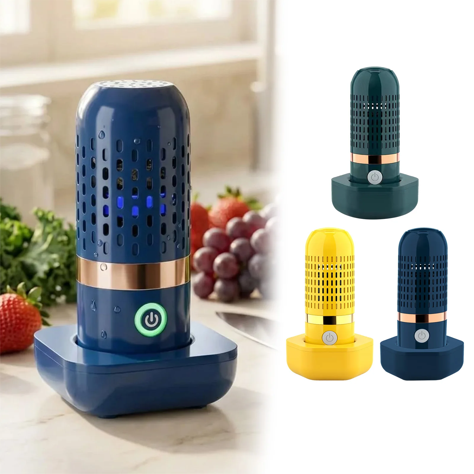 Produce Cleaner Portable Portable Fruit and Vegetable Washing Machine USB Powered for Cleaning Veggie Grains Rice Meat Seafood