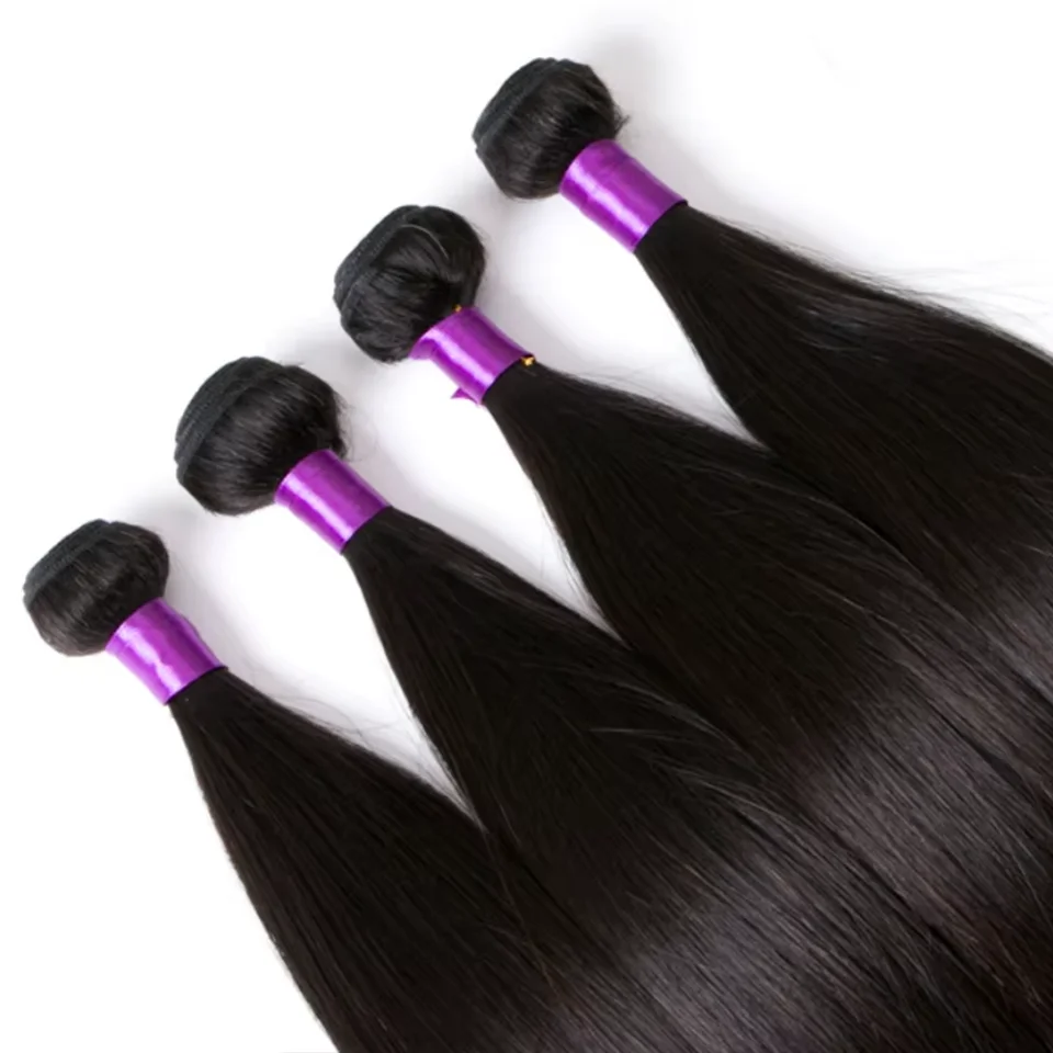 

Lakeisha 15A, прямые пучки человеческих волос, бразильский пучок Remy Virgin, 100% необработанные наращивания плетения для женщин, двойные