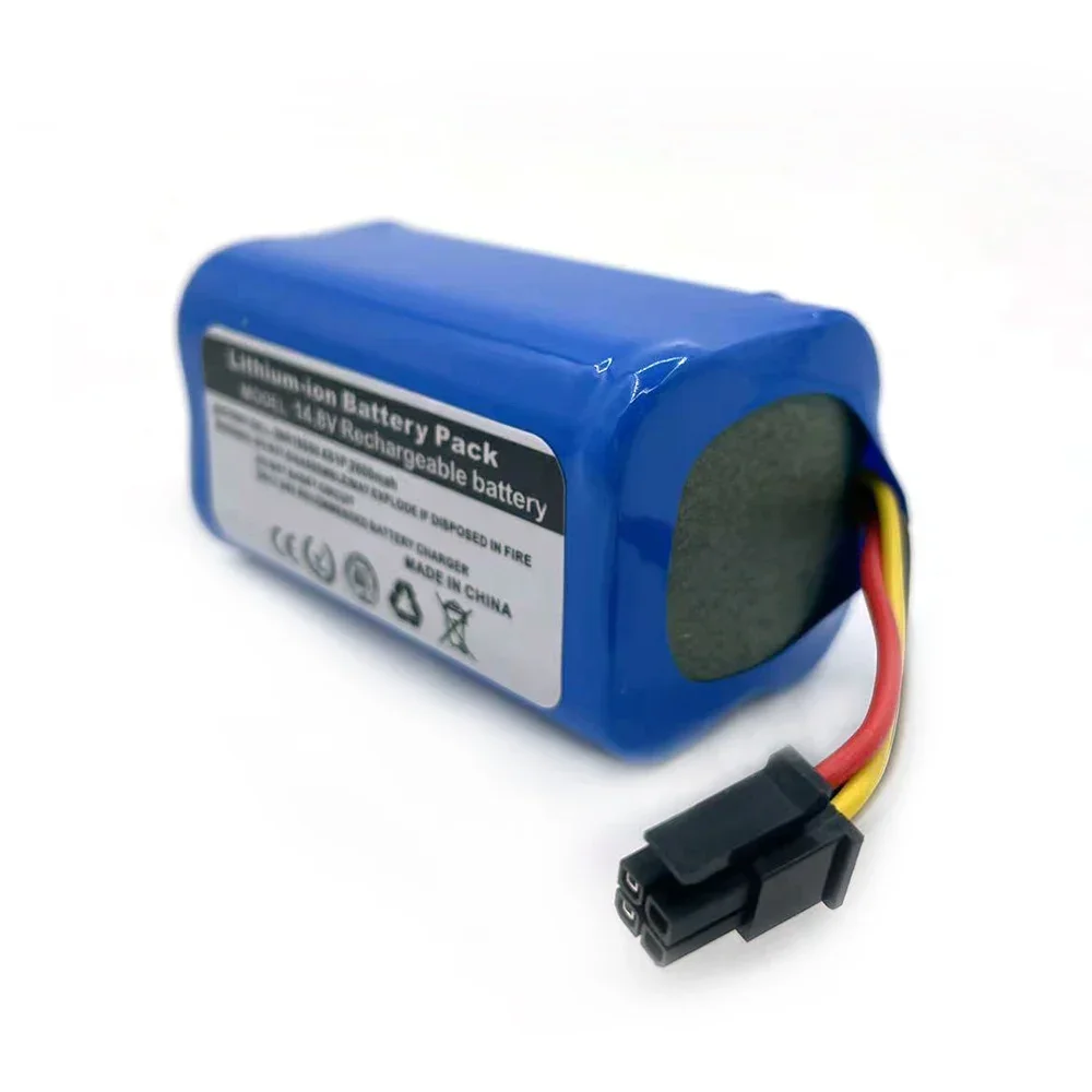 

14.8V 18650 Rechargeable Lithium Battery For Midea i5/i5 Extra/i5 Young/i9 EYE Robot Vacuum Cleaner Battery With BMS