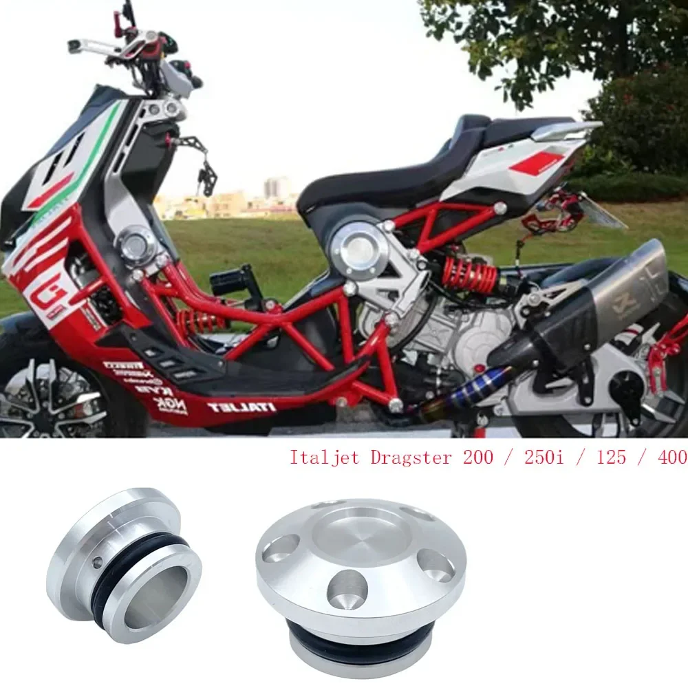 

Fit Italjet Dragster 200 Accessories Decorative Cover Frame Aluminum Alloy Cover For Italjet Dragster 200 / 250i / 125 / 400