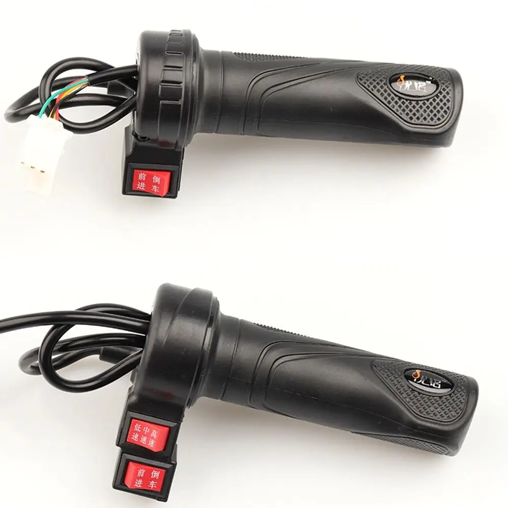 E-Bike Twist Throttle 12V Speed Handlebar Throttle Electric Scooter Twist Cycling Throttle Grip Electric Bicycle Accessories