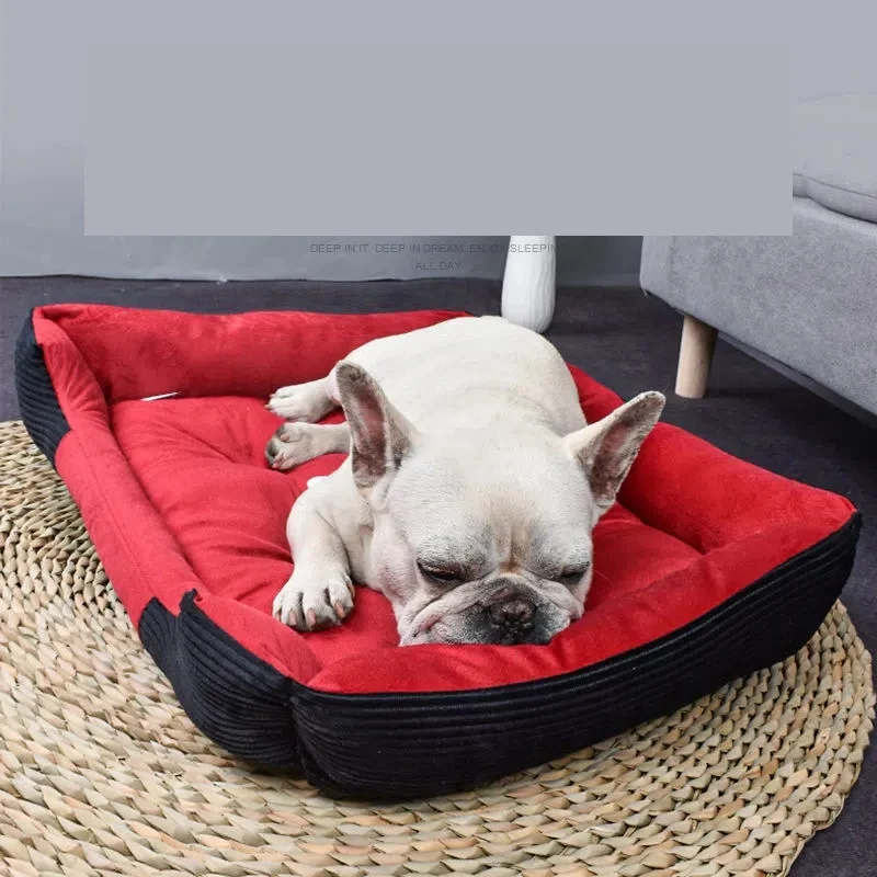 Small Large Dog Pet Cat Sofa BedCat Dog Bed Sofa Set Puppy Sleep Cushion Dog Cat Soft Plush Kennel Mat Pad