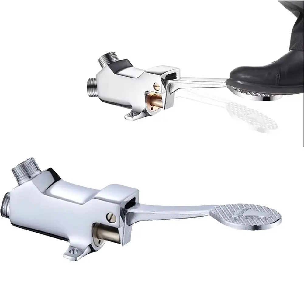 

Foot Operated Foot Control Valve Hands-free Long Handle Pedal Water Faucet Control Switch Easy Installation Versatile