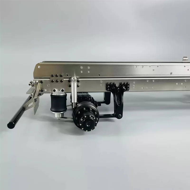 Fury Bear 1/14 Cabeça de arrasto Cabeça de lama Acessórios modificados Simulação Ponte única Sistema de suspensão de airbag duplo para Tamiya Lesu