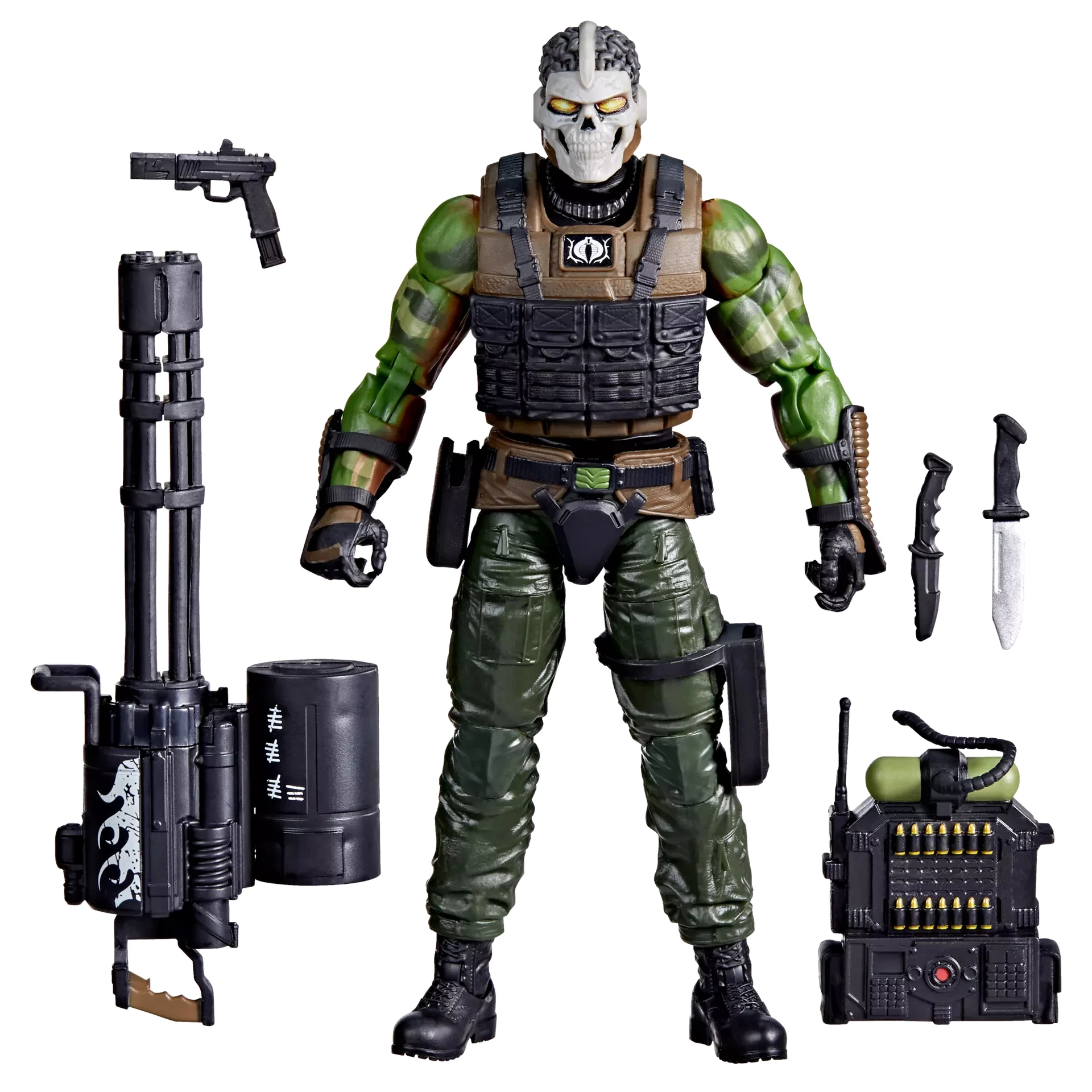 [Em estoque] NOVO Hasbro G.I. Joe Classified Series Grim Viper, Seymour 'Sci-Fi' Fine, Blaine 'Mainframe' Parker e Wet-Suit