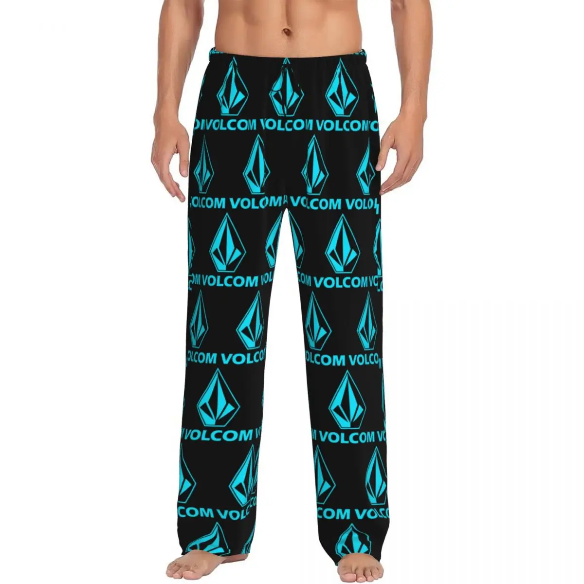 

Custom Print Men Volcoms Logo Pajama Pants Sleep Sleepwear Bottoms with Pockets