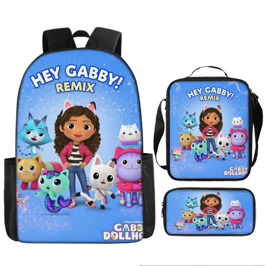 

【Spot goods】- exclusive for students cartoon children schoolbags for primary school students three-piece backpack shoulders lar
