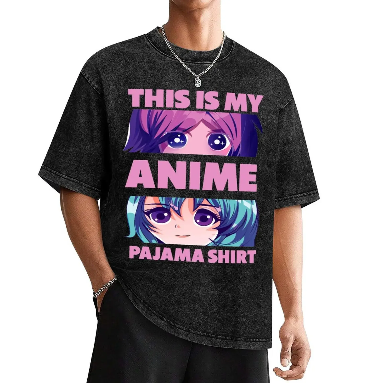 

This Is My Anime Pajama T-Shirt tops anime stuff heavy weight t shirts for men