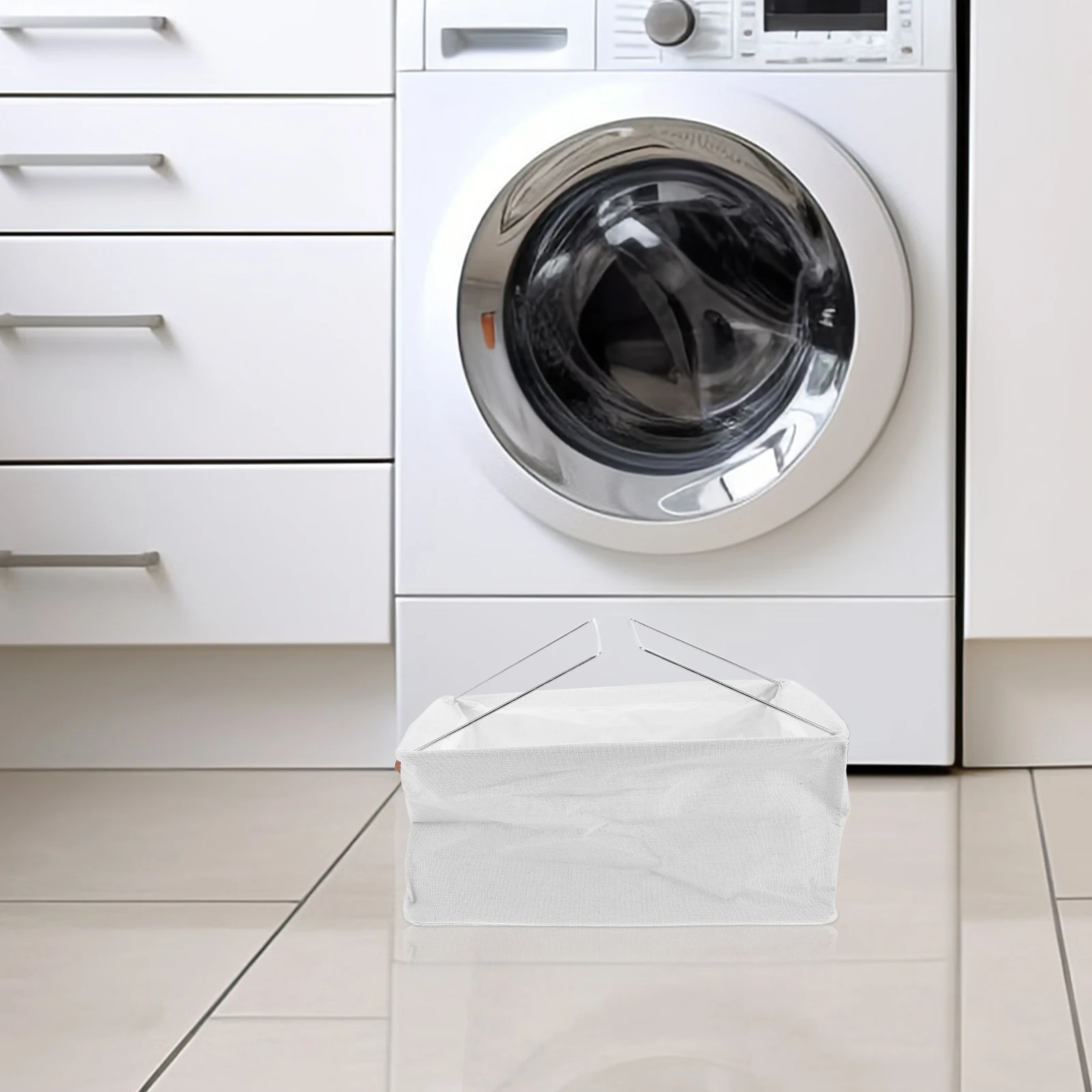 

Cotton Linen Storage Bin Lightweight Portable for Home Bedroom Laundry Clothes Storage Basket Sundries Organizer