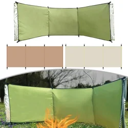 Outdoor Windscreen Portable Windshield Privacy Screen For Camping Picnic BBQ Green Yellow White Camping Windscreen