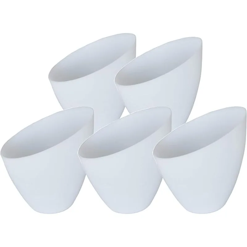 

Room Basics 5-Set Acrylic Shades (White) Polycarbonate White Lamp Shades Replacement Plastic Lamp Shade for LED Floor Lamp