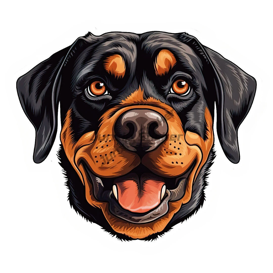 Rottweiler Dog Vinyl Decal Sticker