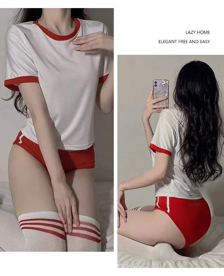 Disfraces de Cosplay, Uniforme Escolar, Ropa de Juego de Roles, Conjunto de Falda Mini y Blusa Ajustada para Mujer, Esti