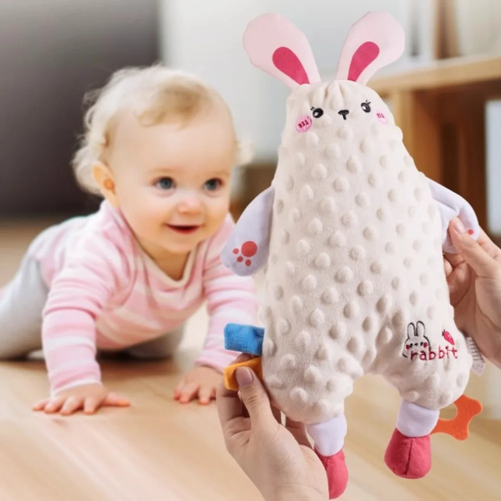 New Cartoon Baby Comforter Stuffed Soft Baby Sleeping Dolls Plush Skin-friendly Soothing Placate Dolls