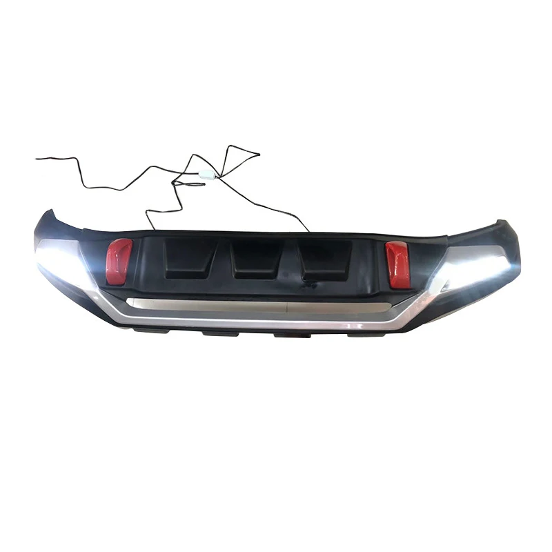 Auto Accessory Plastic Front Bumper Guard for Mitsubishi Triton 2019 2020 L200 with Daytime Running Light