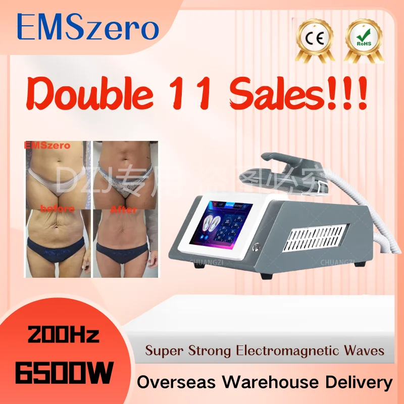 Mini Professional EMSzero EMS Muscle Stimulator Double 11 Sales Portable Slimming Shaping Non-invasive RF ABS Muscle Stimulator