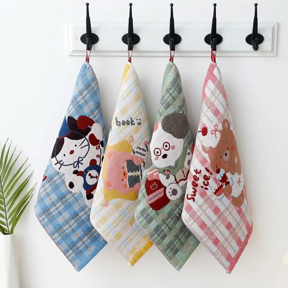 High Quality 34x40cm Large Hand Towel 4 Layer Cotton Gauze Quick Dry Pure Cotton Dish Cloth Decorative Tea Towel Home Restaurant