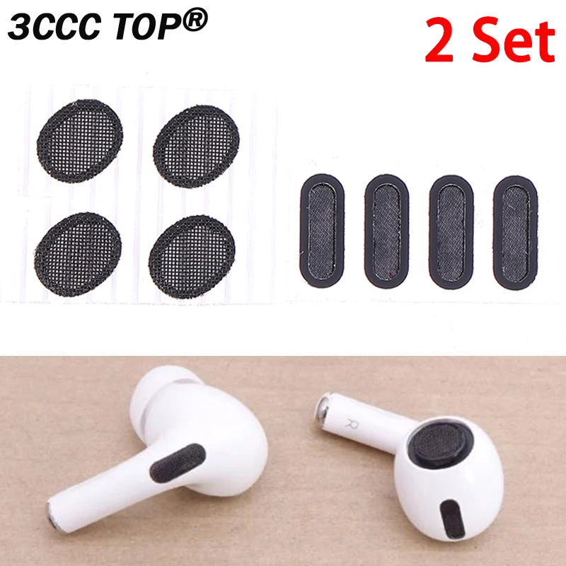 2 Set Repair Parts Replacement Dust Filter Mesh for Airpods Pro Dirty Proof Mesh Protective Filter Earphone Filters