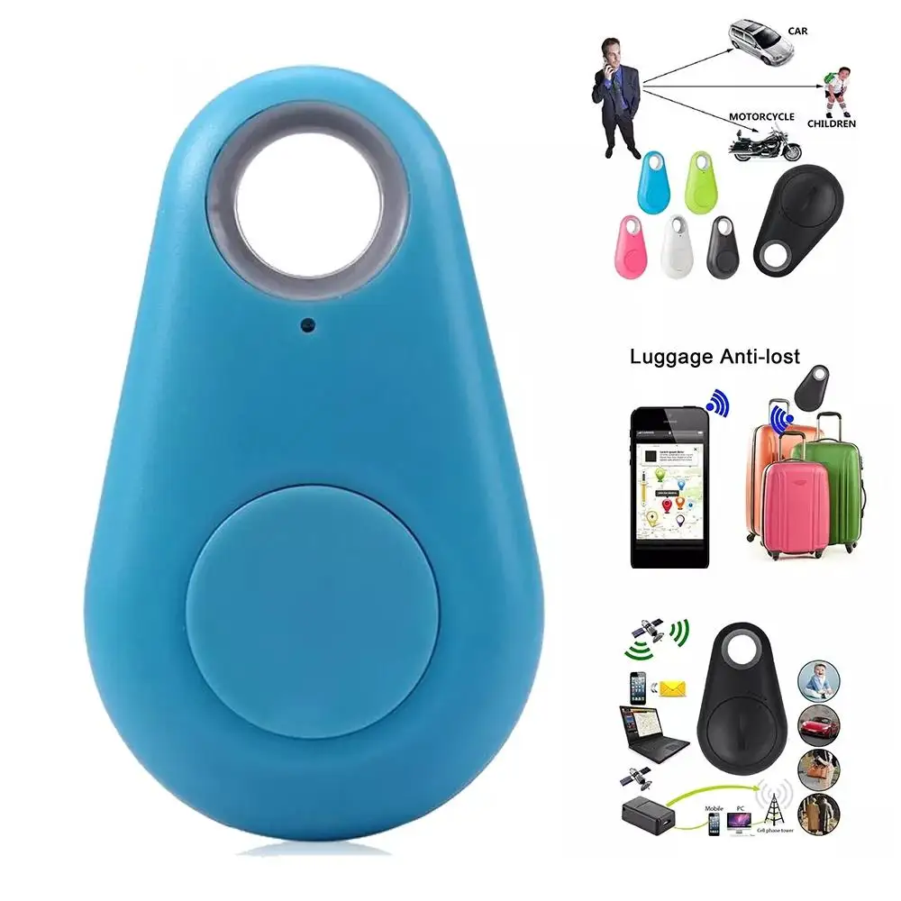 EONLINE 3D UV Cartoon Smart Dog Pets Bluetooth 4.0 GPS Tracker Anti-lost Alarm Tag Wireless Child Bag Wallet Key Finder Locator