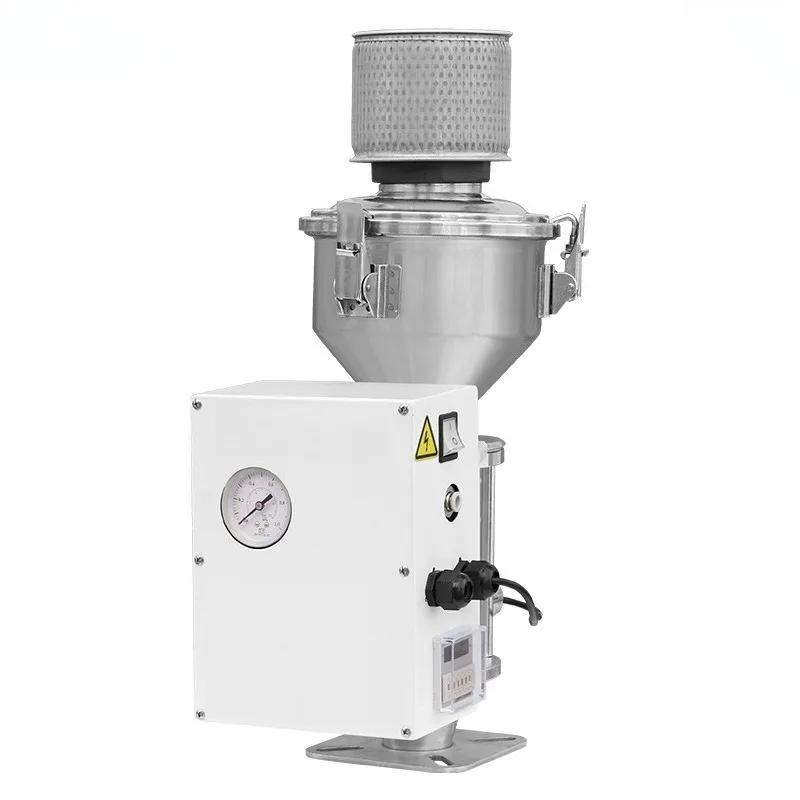 Positive pressure air packing machine, automatic suction machine, feeding machine, particle feeder