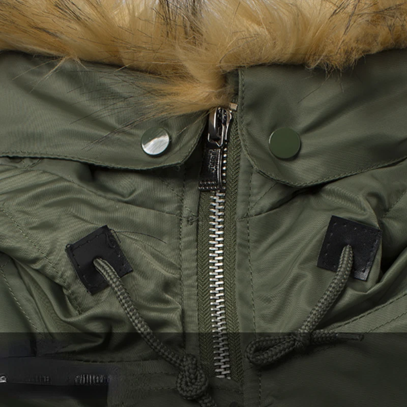 Bomberjack Heren Winter Parka Verdikte Warme Jas Met Rits Militaire Tactische Katoenen Jas Met Capuchon Trench Winterjas