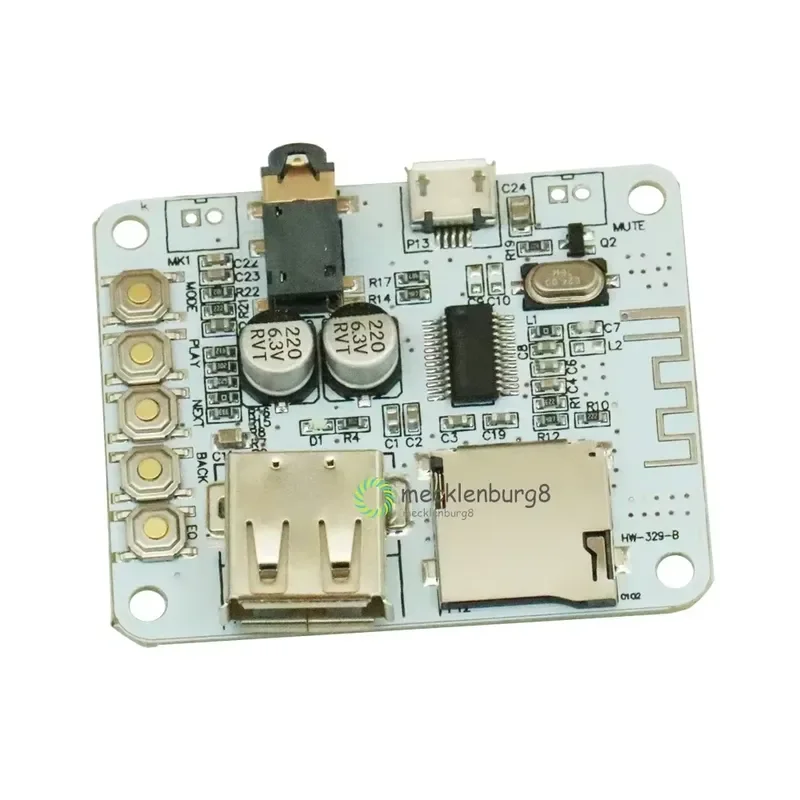 Bluetooth Audio Receiver board with USB TF card Slot decoding playback output A7-004 5V 2.1 Wireless Stereo Music Module