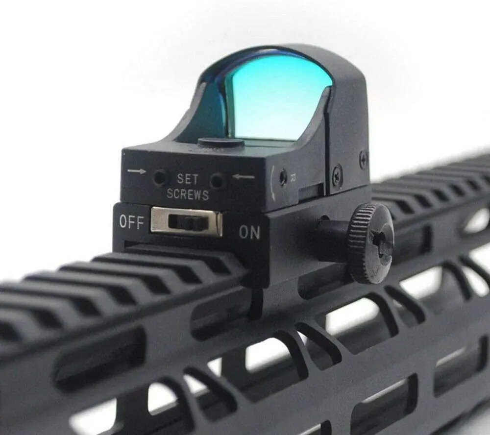 Mini Holographic Reflex Micro 3 MOA Red Dot Sight with Picatinny Weaver Mount