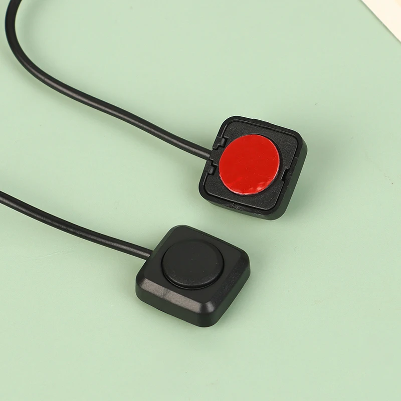 1Pc Pulsante Momentaneo On Off Interruttore di Plastica Nera 12V 24V Pulsante di Allarme Auto Torcia Elettrica FAI DA TE Montaggio Superficiale Mini Interruttore di Pulsante