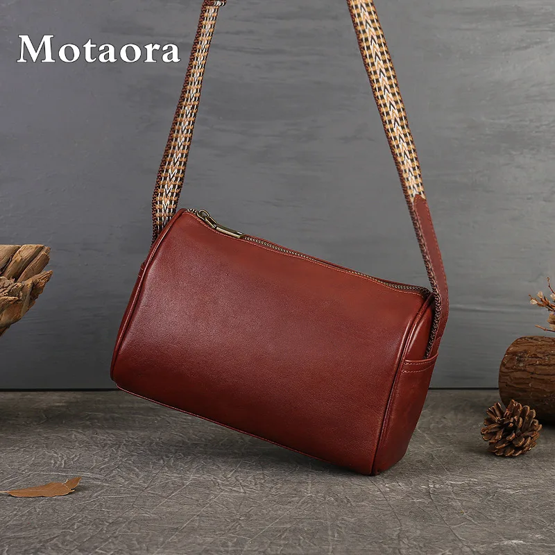 

MOTAORA Genuine Leather Women's Shoulder Bag 2025 Trend High-end Casual Pillow Crossbody Bag Luxury Designer Bags For Woman NEW