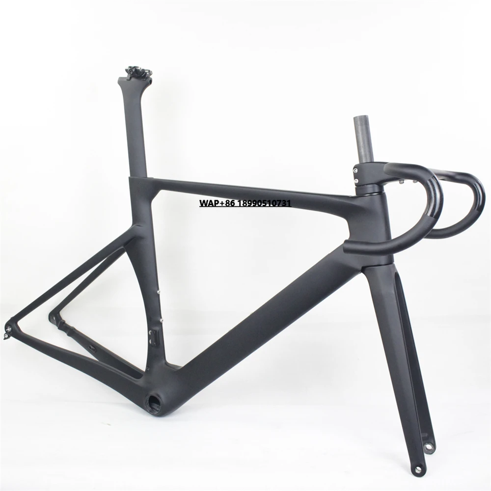 

Racing Aero Road Bicycle Frame Carbon Fiber Road Bike Frame Fork Bicycle Frameset Support Di2 Racing Road Bike Frames