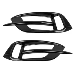 Black Car Rear Fog Light Grill Cover Trim For Honda Civic 10Th 2016 2017 2018 2019 Parts Rear Fog Lamp Grille