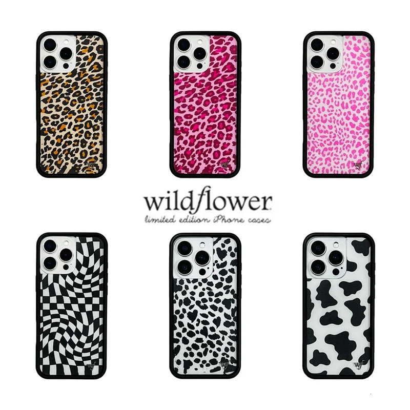

Wildflower INS Snow Meow Phone Case For iPhone 17 16 15 14 13 12 Pro Max Plus wf Cute Cow Leopard shockproof Back Cover﻿﻿﻿﻿﻿﻿﻿﻿