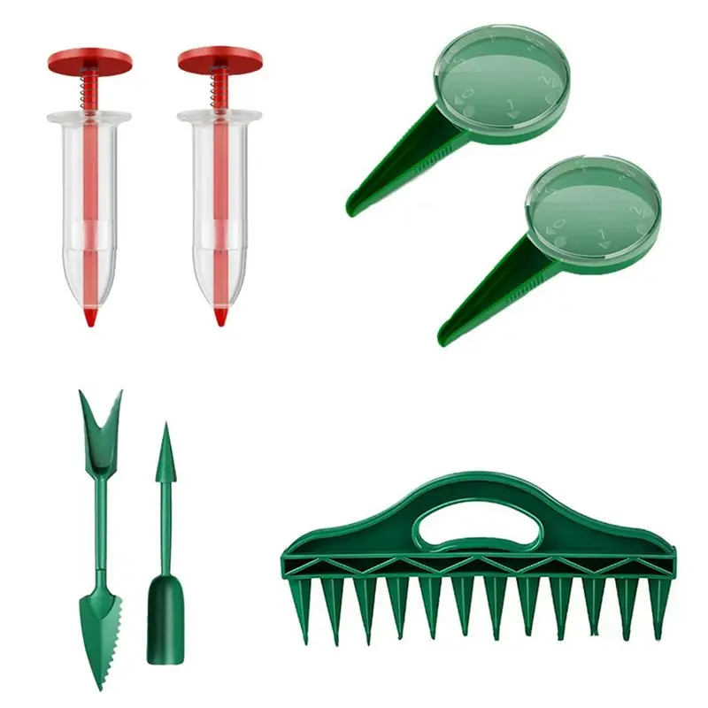 

【LAST CHANCE】Garden Hand Planter Seeder Adjustable Tool Set Seeds Dispenser And Seedlings Dibber